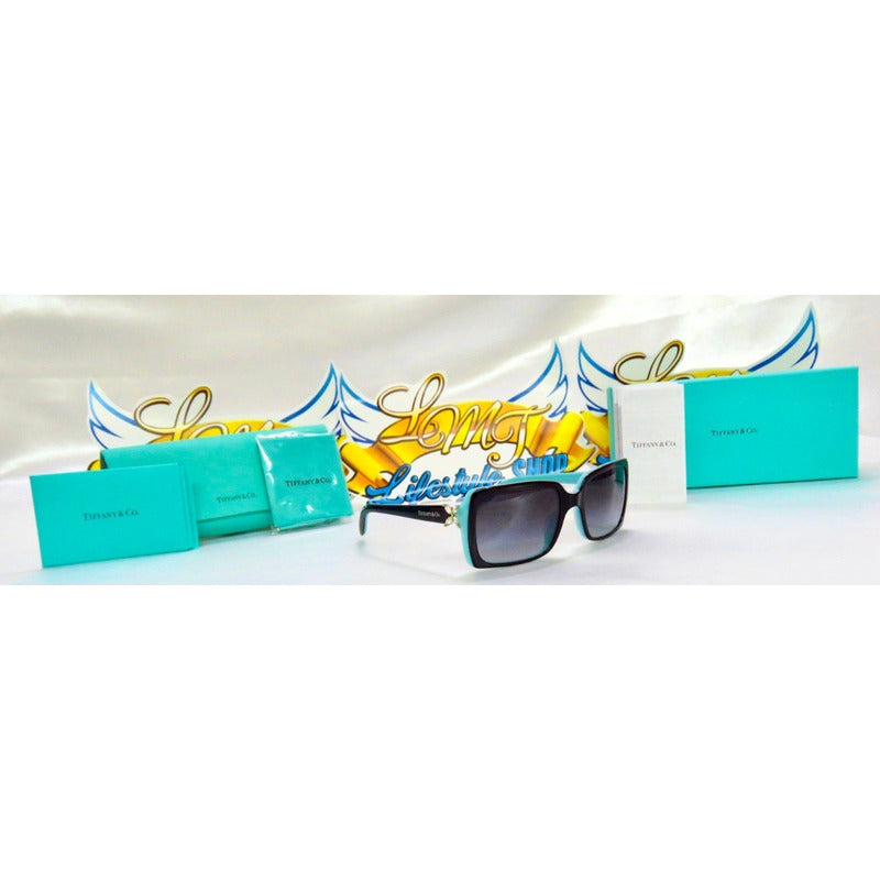 Lentes De Sol Tiffany & Co. Tf4047b Luxury Rectangle 55mm