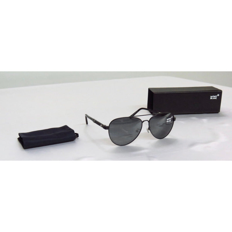 Lentes Gafas Mont Blanc Mb645s Marco Metal Italy 59mm Suns
