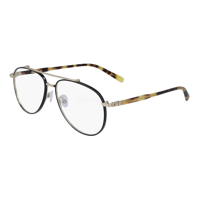 Lentes Ferragamo Sf2184 Double Bridge Armazón Oftálmico 56mm