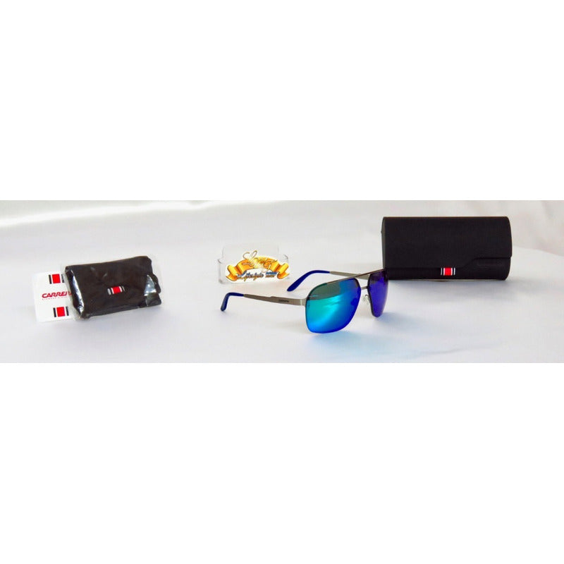 Lentes Sol Carrera 91s Double Bridge Iconic Pilot 64mm Suns