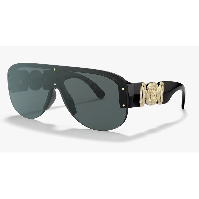 Lentes Sol Versace Ve4391 Shield Medusa Italy 48mm Suns