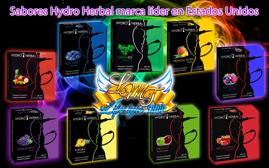 Paquetes Melazas Hydro Herbal Sabores para Shisha / Hookah 0% Tabaco