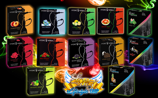 Paquetes Melazas Hydro Herbal Sabores para Shisha / Hookah 0% Tabaco