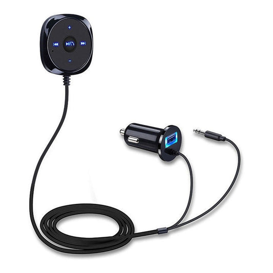 Receptor Bluetooth 4.0 Smart Control Micrófono Manos Libres Aux 3.5 Mm Automóvil