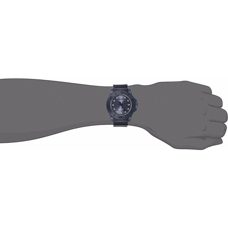 Reloj Emporio Armani Ar6083 Ea7 Sportivo Blue Rubber 46mm