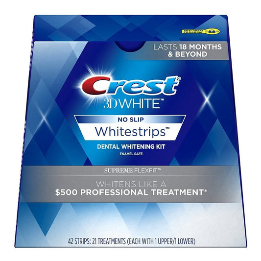 Crest 3d Kit 42 Whitestrips Supreme Flexfit +18 Meses Us$500